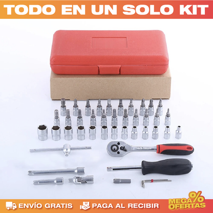 PROMO 2X1 SET DE 46 PIEZAS PARA HERRAMIENTAS ⚒️🔥