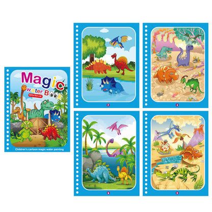 LIBRO MÁGICO DE DIBUJO DE AGUA 📕📗📘